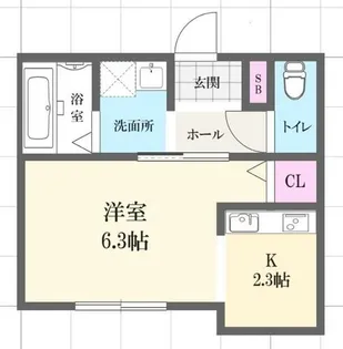 Sunrise姫路【1階】の間取り