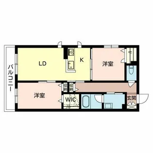 メゾン パルクス【0202号室】の間取り