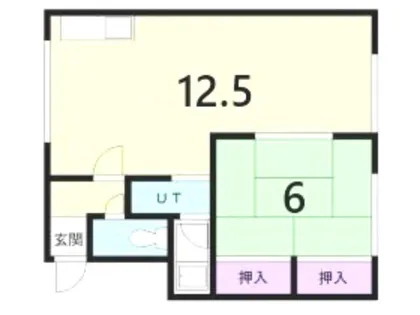 北海道札幌市手稲区新発寒五条7丁目【アパート】の間取り