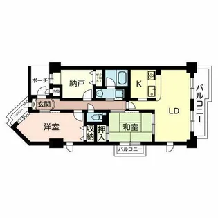 サリーチェ城東【1005号室】の間取り