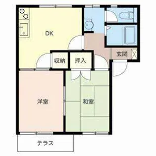 フレグランス志染【0101号室】の間取り
