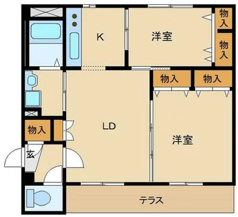 ソレイユ(SOLEIL)【1階】の間取り