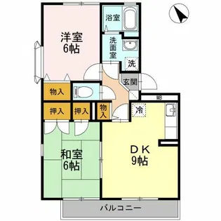 ニューライフつぶく A棟【305号室】の間取り