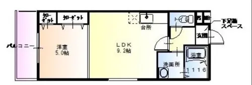 Luce【1階】の間取り