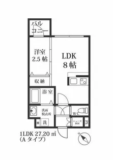 MODERN PALAZZO山王Grow【3階】の間取り