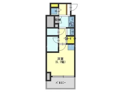 セイワパレス玉造駅上【13階】の間取り