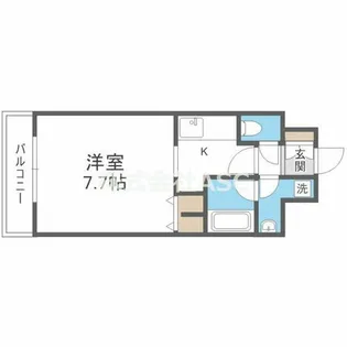 プレジオ都島【5階】の間取り