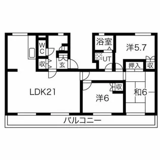 ファティリティ稲沢 4号棟【3階】の間取り
