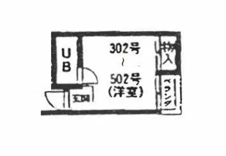 ミキモトビル【5階】の間取り