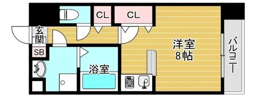 ラ・ペジブル【3階】の間取り
