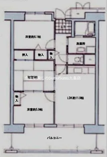 3LDKの間取り画像