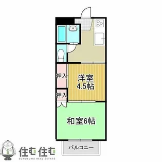 パークハイム成田B【102号室】の間取り
