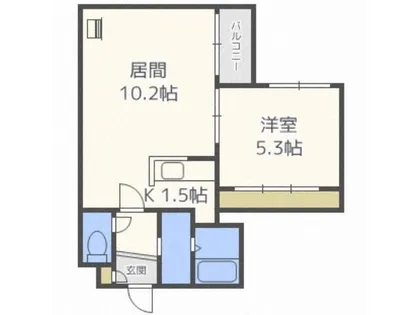 グランデ・カーマ28【4階】の間取り