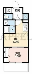 サムティ福島Rufle【2階】の間取り
