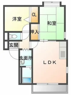 ディアス西舞子【2階】の間取り