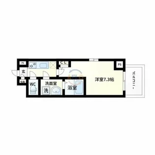 エスリードレジデンス大今里【6階】の間取り