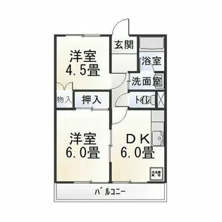 スリーアイランド【2階】の間取り