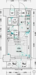エステムコート難波サウスプレイスⅢラ・パーク【5階】の間取り