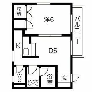 DUKE 向台【3階】の間取り