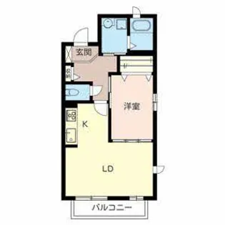 シャルム 光新【0201号室】の間取り