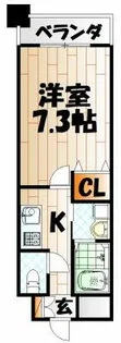 plaisir(プレジール)【703号室】の間取り