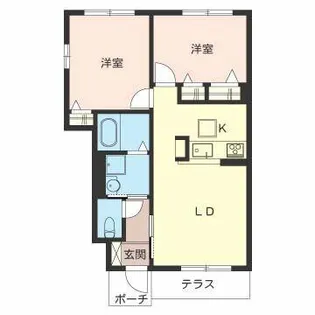 ギオン我孫子【0101号室】の間取り