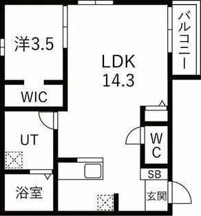 TOYODA FIKA【1階】の間取り