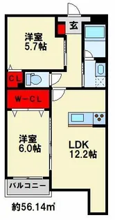 仮)プレステージ行橋泉中央【103号室】の間取り