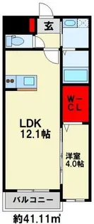 仮)プレステージ行橋泉中央【401号室】の間取り