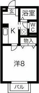 エスペランサ上池【207号室】の間取り