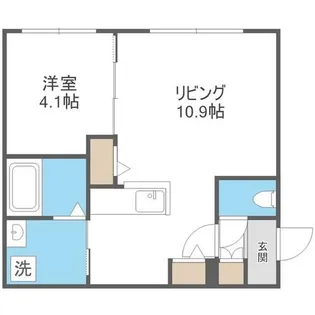 リーサ苗穂駅前【5階】の間取り
