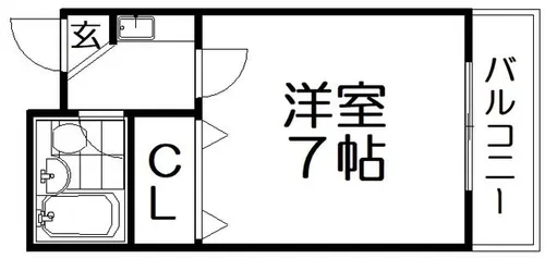 プレアール寝屋川緑町【2階】の間取り