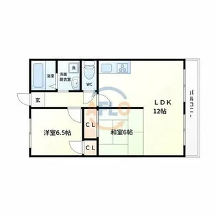 ピアシャンポール【2階】の間取り