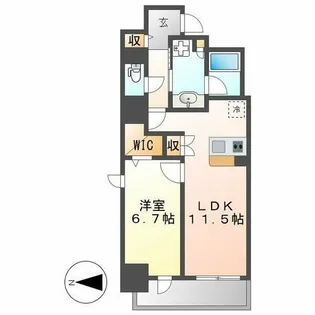 OASIS金山【3階】の間取り