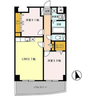 カーサ善【3階】の間取り