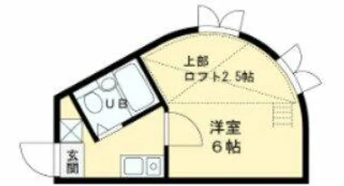サンシャトー桜ヶ丘【1階】の間取り