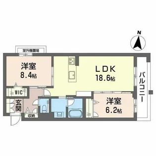 ソラティオ瑞穂通【0302号室】の間取り
