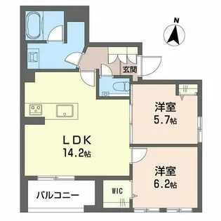 メゾンヒルズ瑞穂【0101号室】の間取り