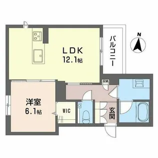 メゾンヒルズ瑞穂【0302号室】の間取り