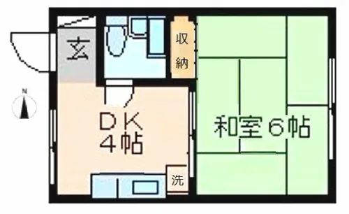 サンシャイン豊田【2階】の間取り