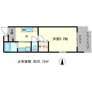 Maison京都このえ【-1階】の間取り