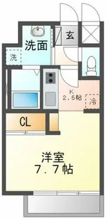 クレシタ大国【401号室】の間取り