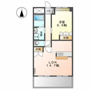 ブルーローズ【2階】の間取り