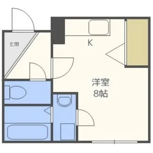 カームフィールド1815【101号室】の間取り