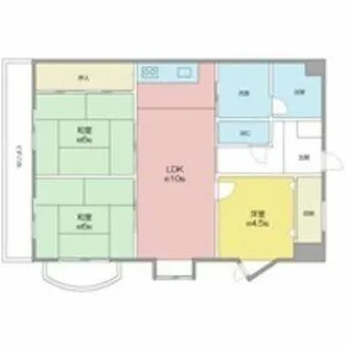 フォレスト一宮【3階】の間取り