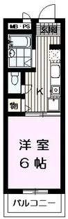 ベルシャンブル【3階】の間取り