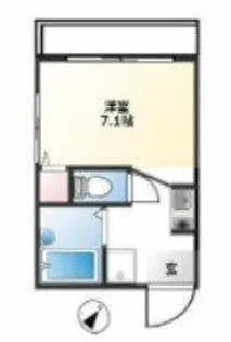 ヴィオス多聞【3階】の間取り