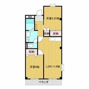 Annex21【201号室】の間取り