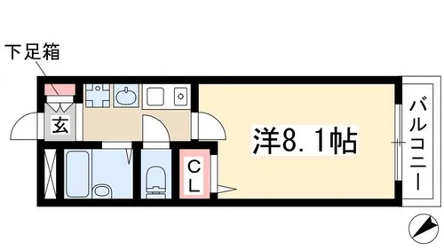 KDY-I【4階】の間取り