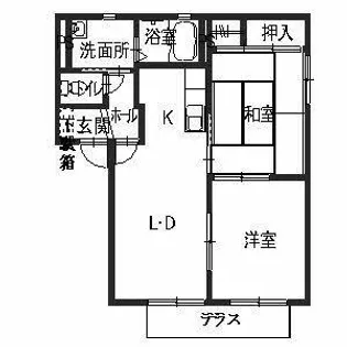 バリュージュ青野【E113号室】の間取り